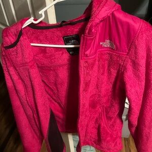 The North Face Vibrant Pink Fleece Hoodie